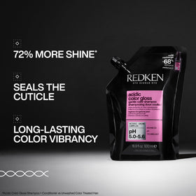 Détails du shampooing Redken Acidic Color Gloss 558g