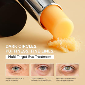 Détails du stick contour des yeux VELAMO ADVANCED avec ingrédients