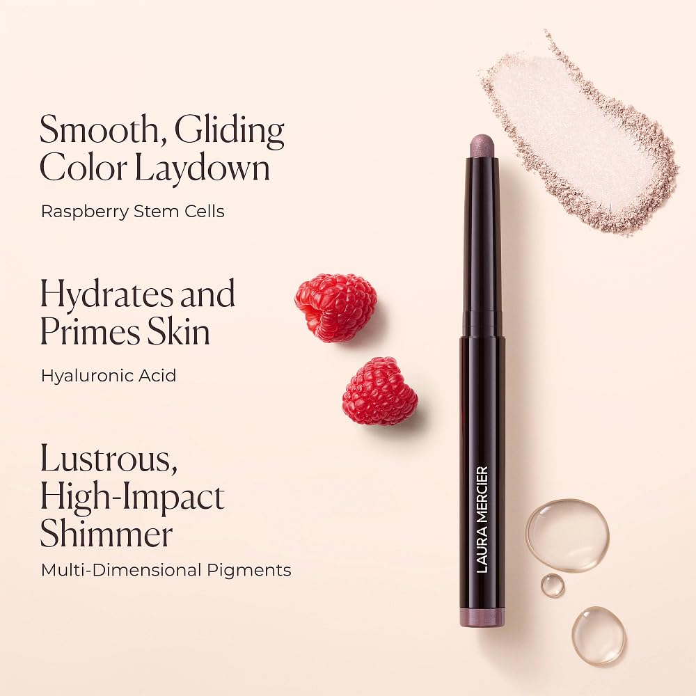 Détails du stick crème ombre à paupières Laura Mercier Améthyste