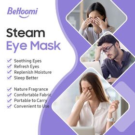 Détails du tissu non-tissé du masque oculaire BeHoomi