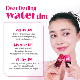 Détails du tube de ETUDE Dear Darling Water Tint Teinte de Grenade