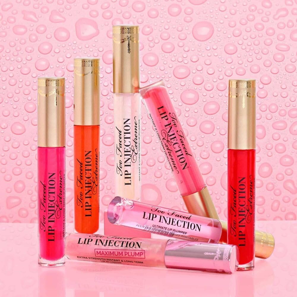 Détails du tube de gloss Too Faced Lip Injection Extreme