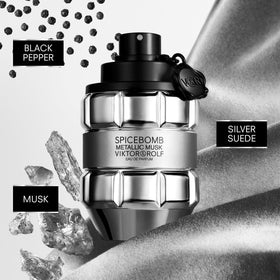 Détails du vaporisateur Viktor&Rolf Spicebomb Metallic Musk