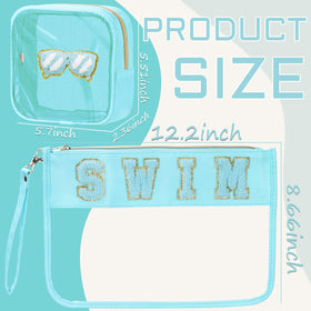 Détails en PVC étanche de la trousse de maquillage BuyCard