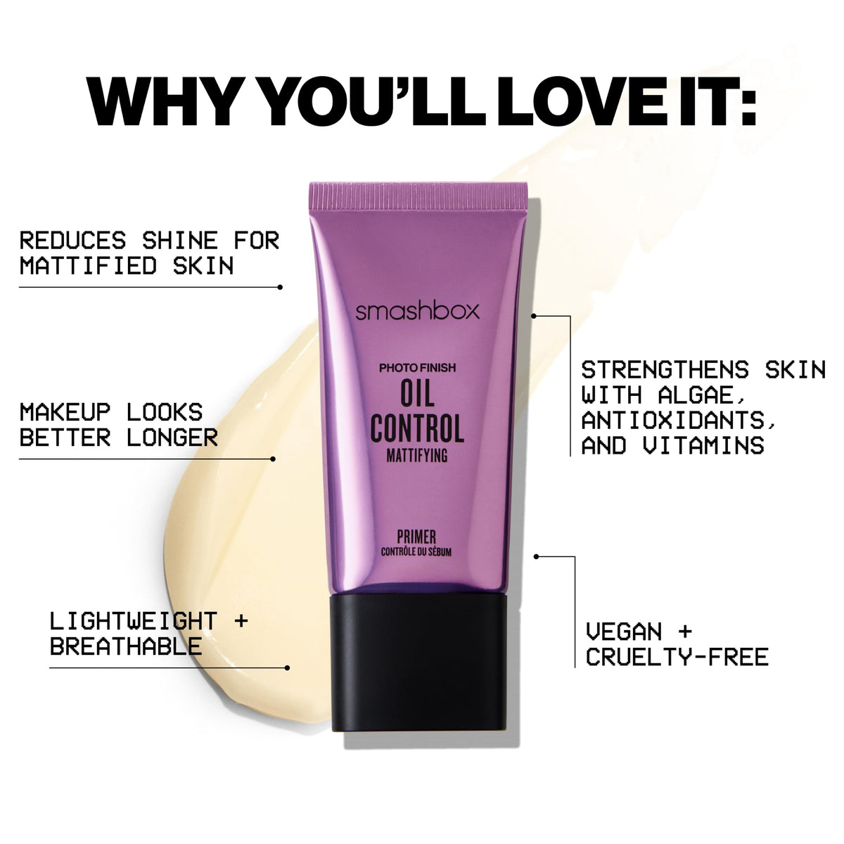 Détails sur l'emballage du Smashbox Photo Finish Primer