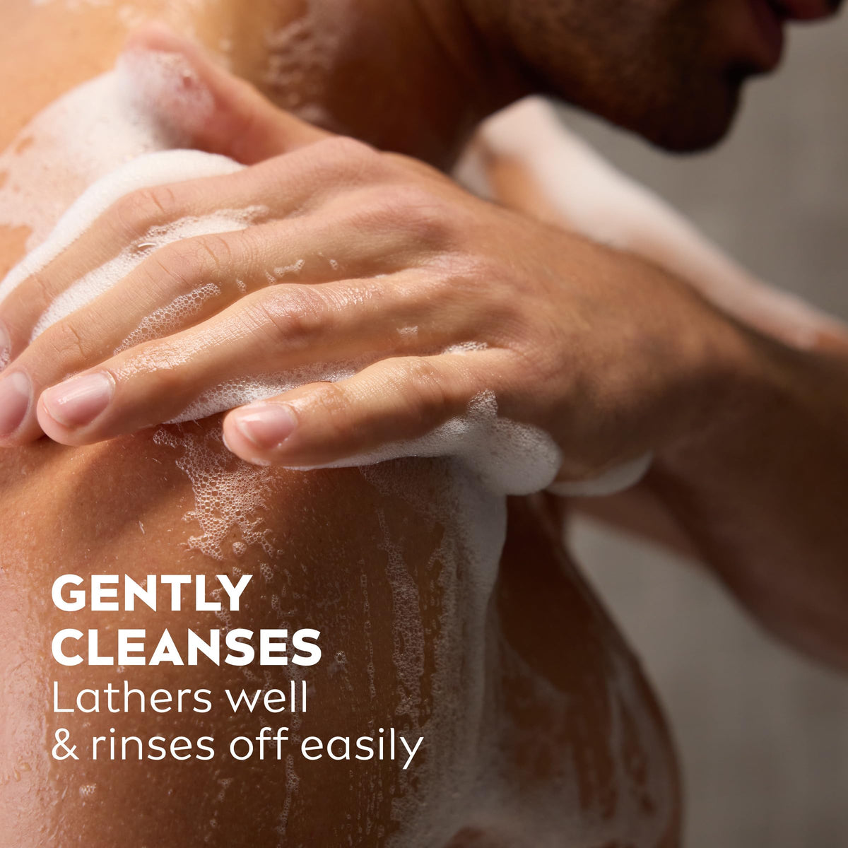 Détails sur l'étiquette du gel douche NIVEA MEN Sensible