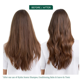 Détails sur l'étiquette du Shampooing Biolage Hydra Source
