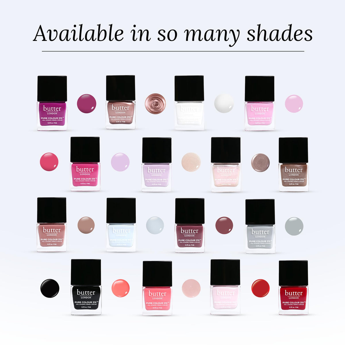 Détails sur l'étiquette du vernis à ongles butter LONDON Afters 21X