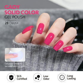 Détails sur l'étiquette du vernis gel GAOY 16ml