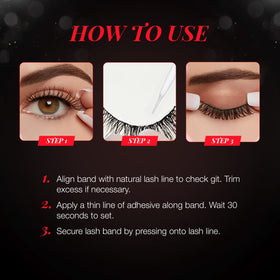 Détails sur la texture des cils Ardell Demi Wispies