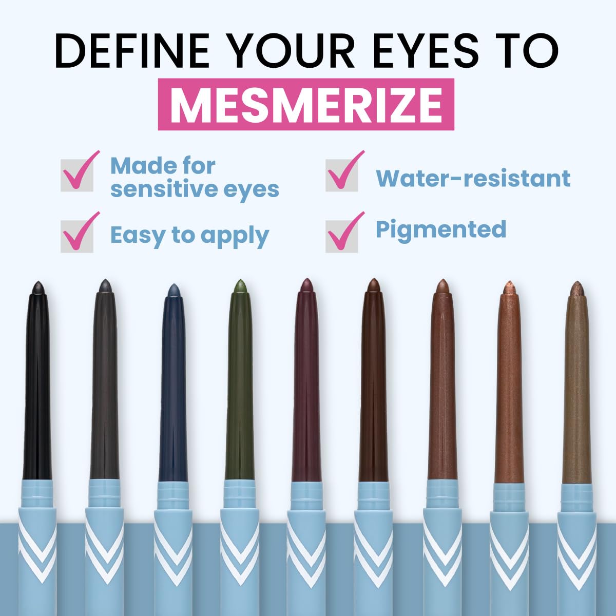 Détails sur la texture gel crème de l'eyeliner PROMETICS
