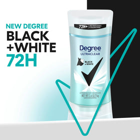 Détails sur le déodorant Degree UltraClear Black+White avec technologie MotionSense