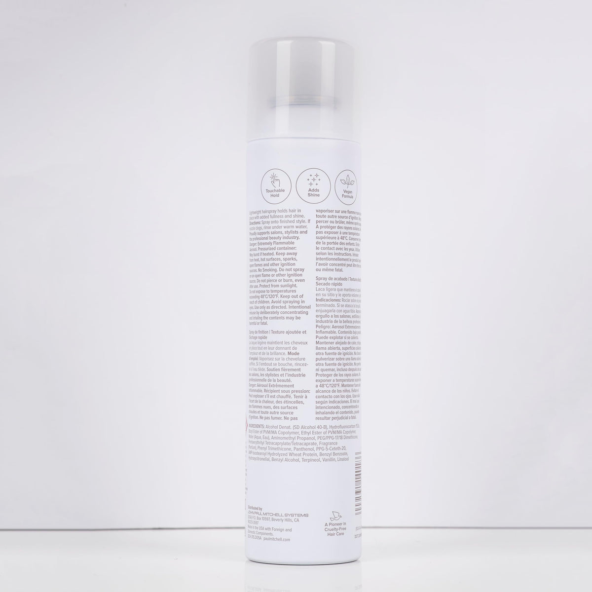 Détails sur le flacon du spray Paul Mitchell Super Clean