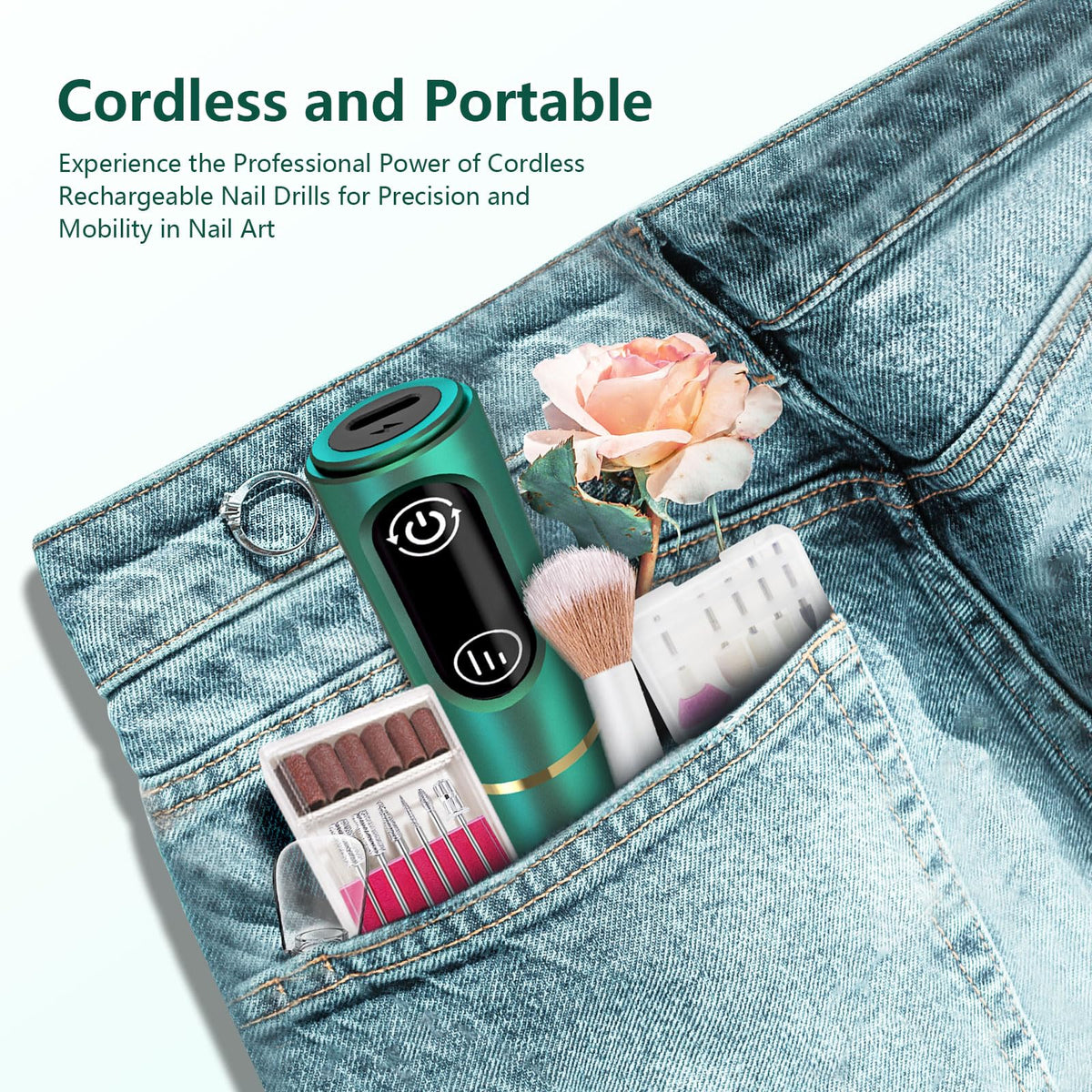 Détails sur le moteur du kit de perçage d'ongles TUOBEO
