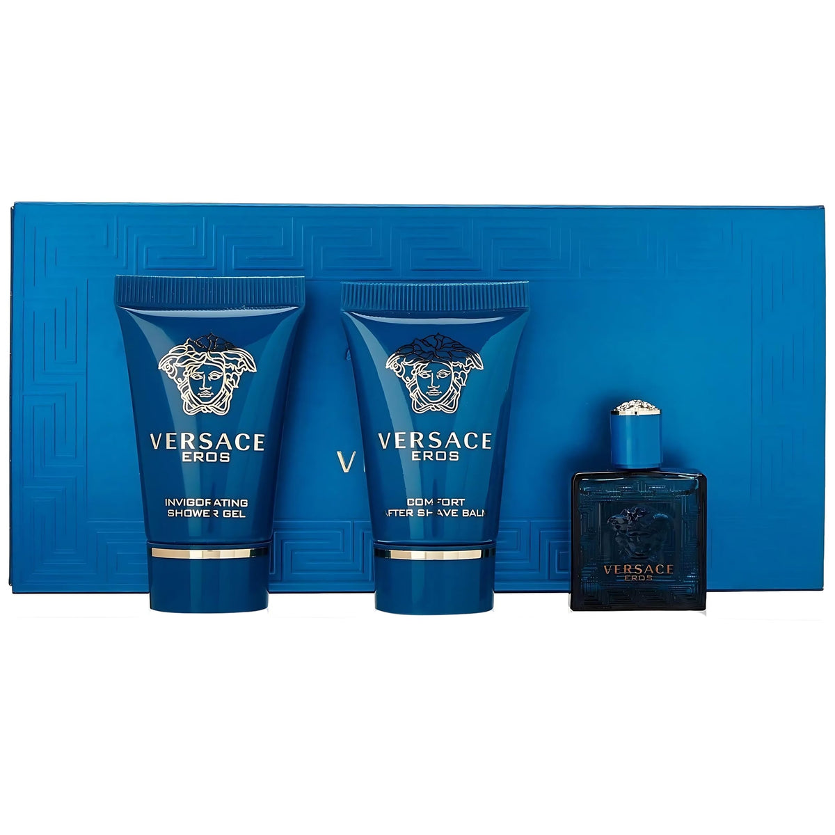 Détails sur les produits du coffret Versace Eros pour homme