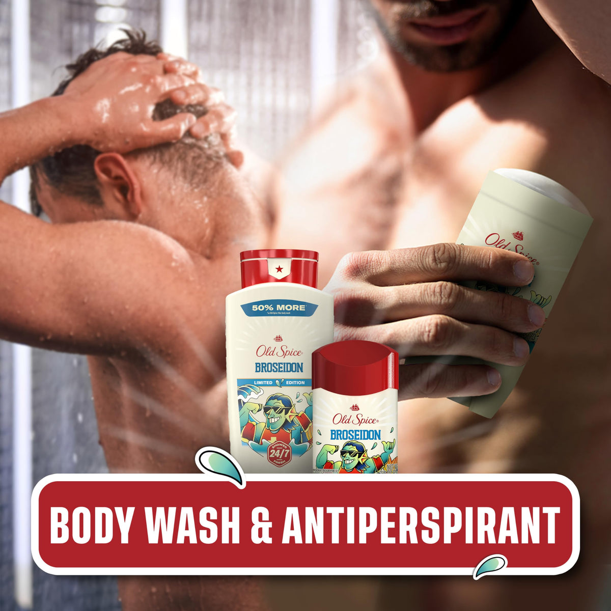 Détails sur Old Spice Antiperspirant Broseidon 118g