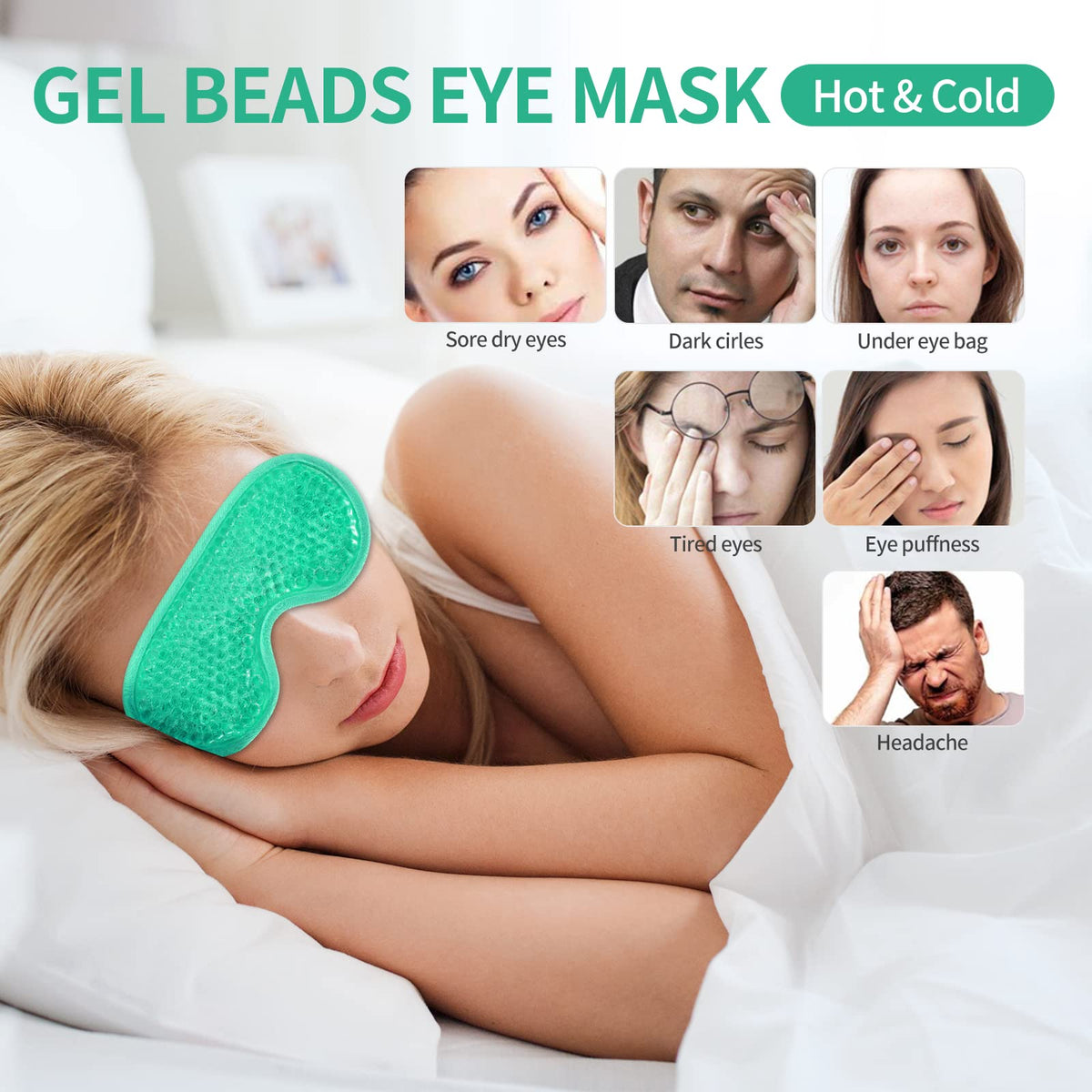 Deux masques gel pour les yeux CONSGIJI ensemble