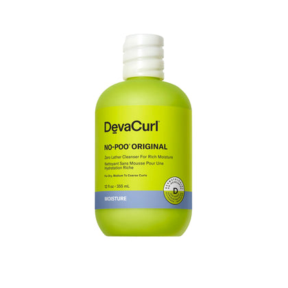 DevaCurl No-Poo Original nettoyant 12 oz bouteille vue de face