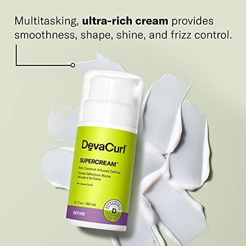 DevaCurl SuperCream 100g arrière avec ingrédients listés