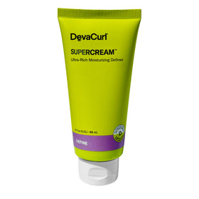 DevaCurl SuperCream 100g vue avant avec texture crémeuse