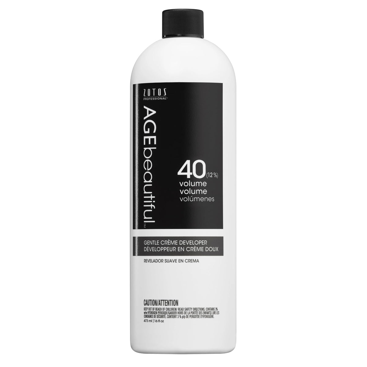 Développeur Crème 40 Volume AgeBeautiful 522g vue avant