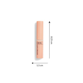 DHC Crème à Lèvres, ingrédients botaniques sur fond blanc