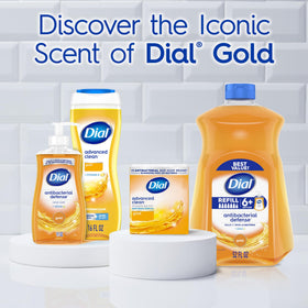Dial Gel Douche Gold avec fond neutre