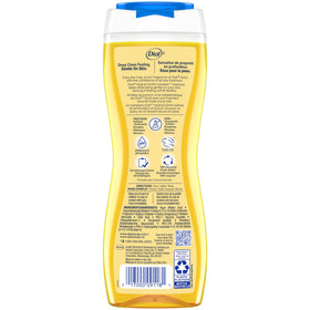 Dial Gel Douche Gold avec un gant de toilette