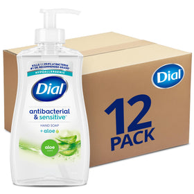 Dial Savon Liquide Antibactérien Parfum Aloe vue de face