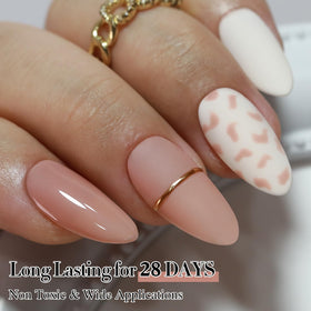 Différentes couches de gel polish Double Rhythm