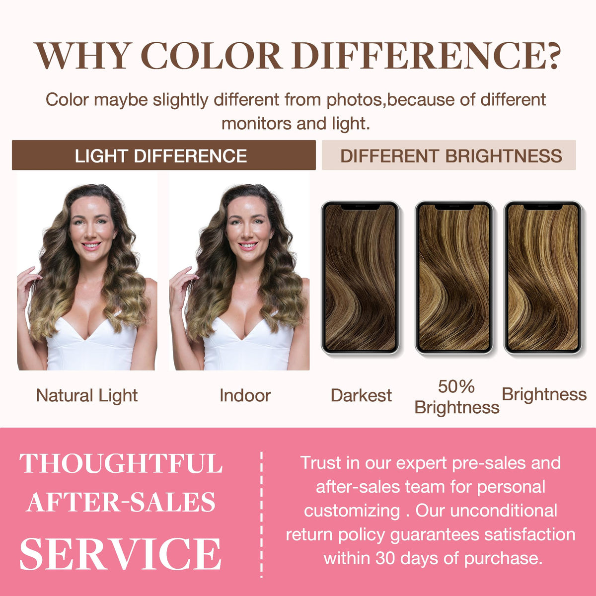 Différentes nuances d'extensions capillaires GOO GOO
