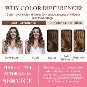 Différentes nuances d'extensions capillaires GOO GOO