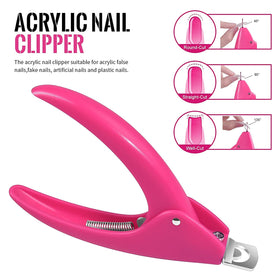 Différentes tailles d'embouts acryliques clairs MORGLES