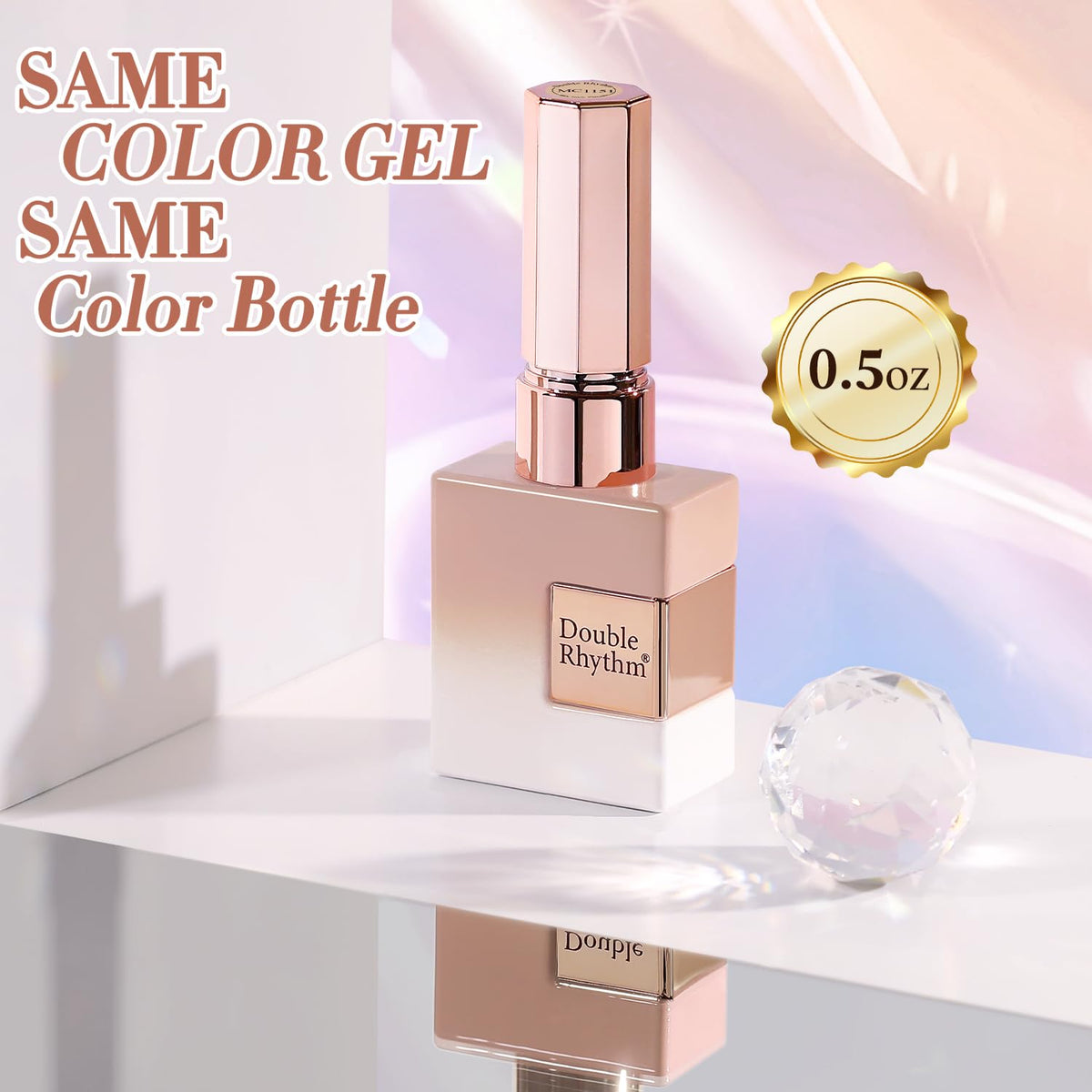 Différentes teintes de vernis gel Cat Eye sur une palette