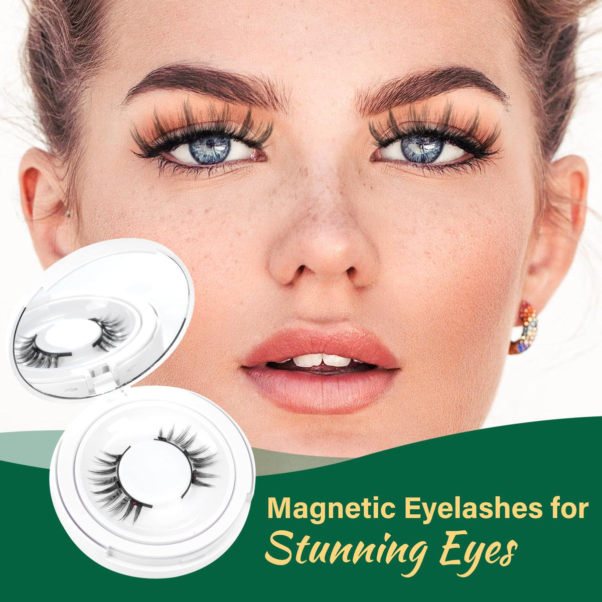 Différents styles de faux cils KEYYOU pour changer de look