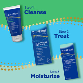Differin Hydratant Absorbant d'Huile SPF 30 arrière