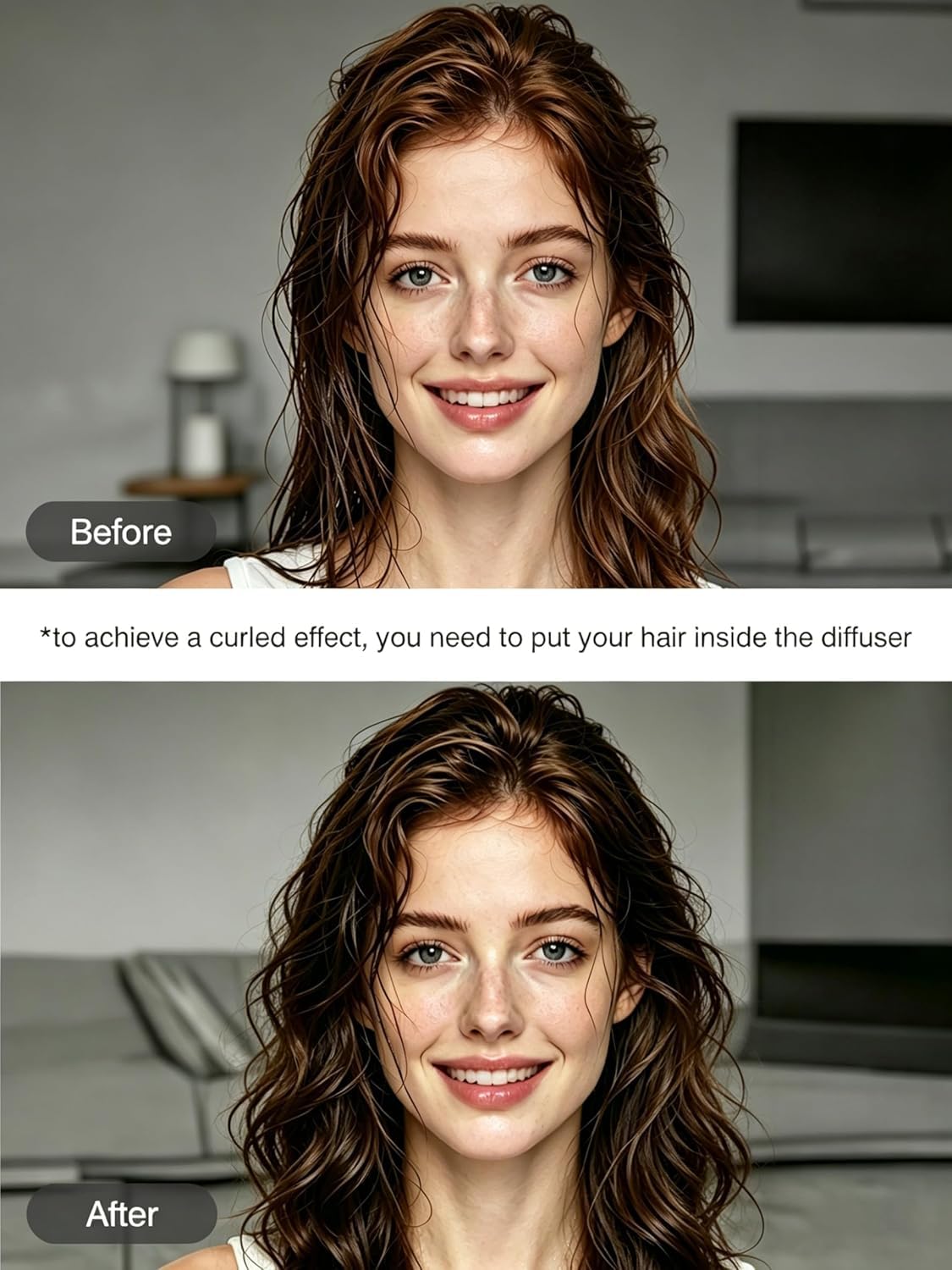 Diffuseur de cheveux Meborll avec accessoires de cheveux