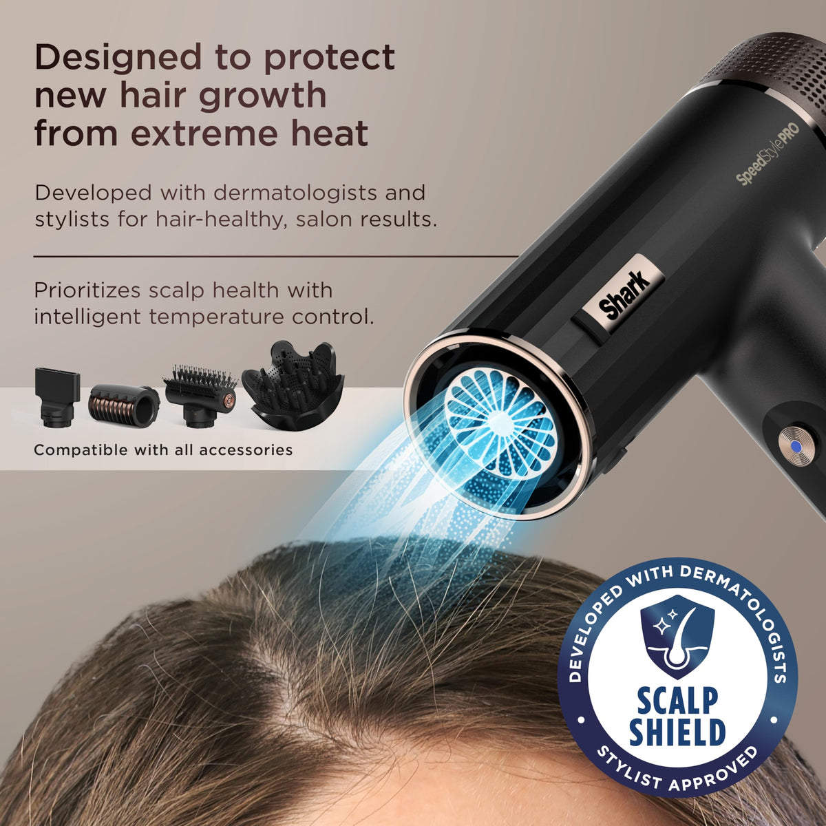 Diffuseur DefrizzFast du sèche-cheveux Shark