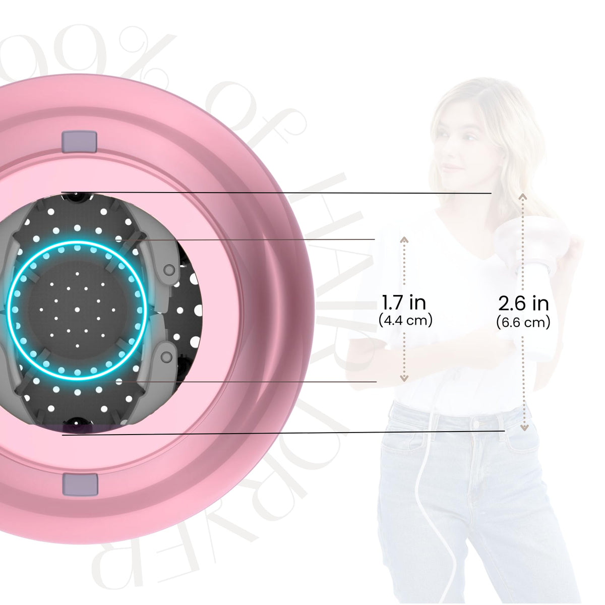 Diffuseur GIHALI avec des cheveux crépus bien définis