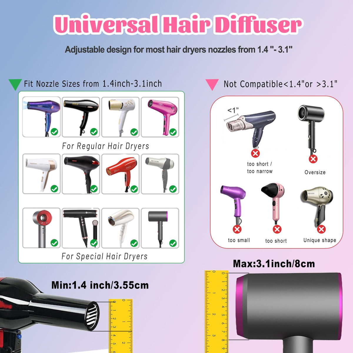 Diffuseur Orista Finds avec buse en silicone attachée