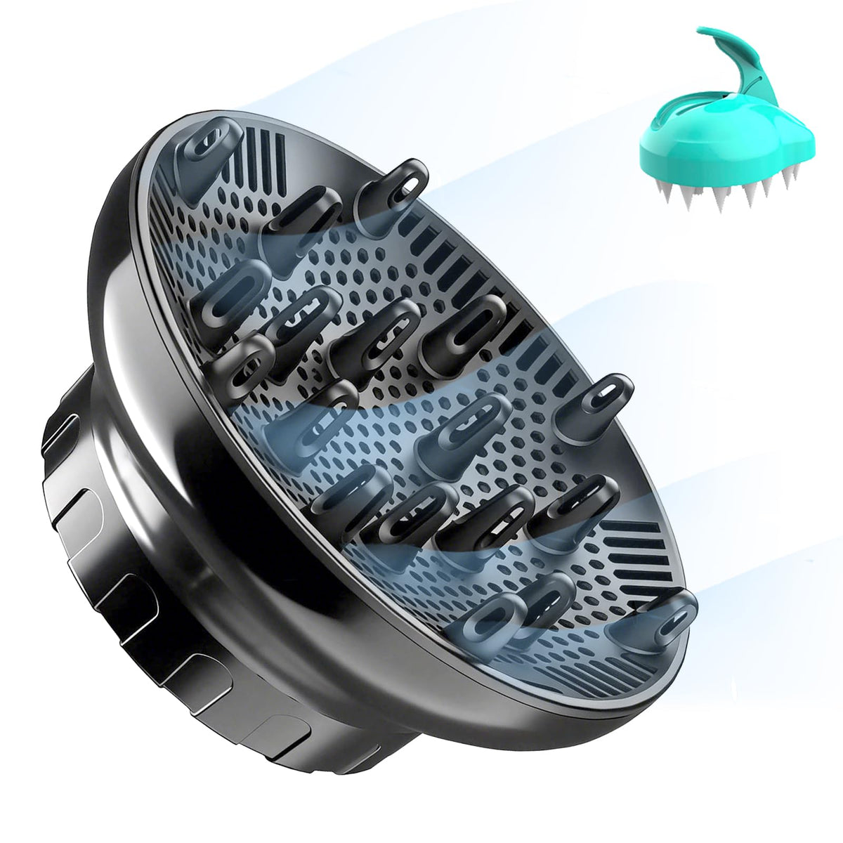 Diffuseur Orista Finds universel pour sèche-cheveux vue de face