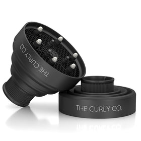 Diffuseur pliable The Curly Co. en position ouverte