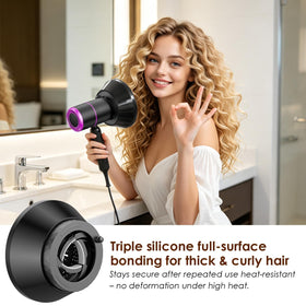 Diffuseur Wondrokey à côté d'un sèche-cheveux standard
