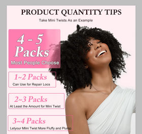 Dilekay Cheveux Afro Kinky Bulk 100g en couleur 30#