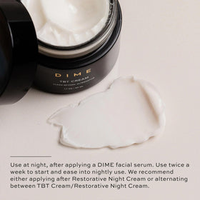 DIME Crème TBT 50ml dans un cadre lumineux