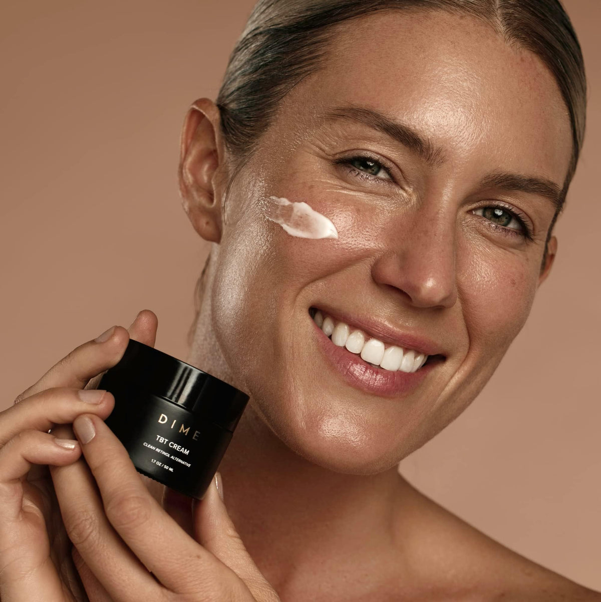 DIME Crème TBT 50ml sur un fond neutre