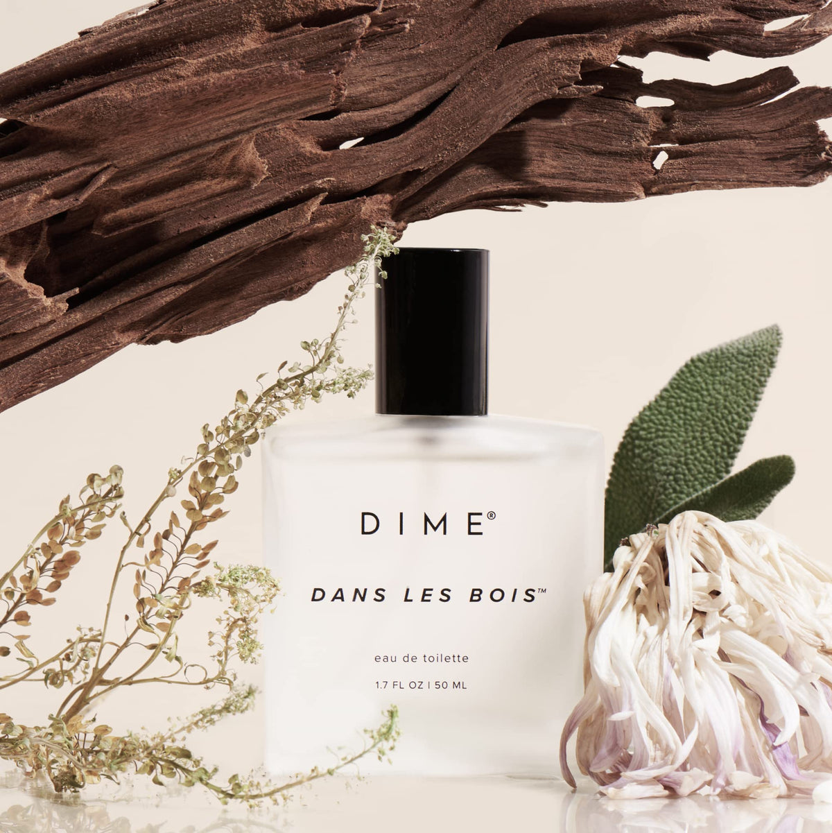 DIME Dans Les Bois parfum flacon et packaging
