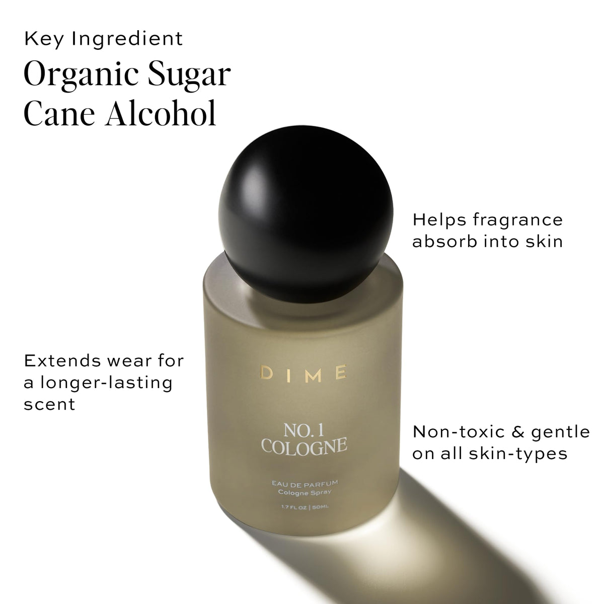 DIME No. 1 Cologne pour Homme 50 ml avec des éléments naturels