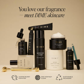 DIME Tuesday Date Night Eau de Toilette parfum sur une table