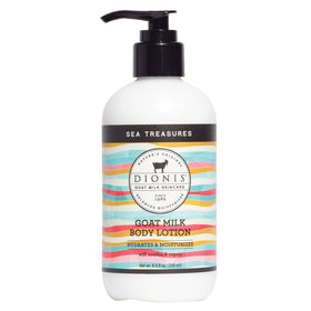 Dionis Lotion au lait de chèvre 290g vue avant avec pompe